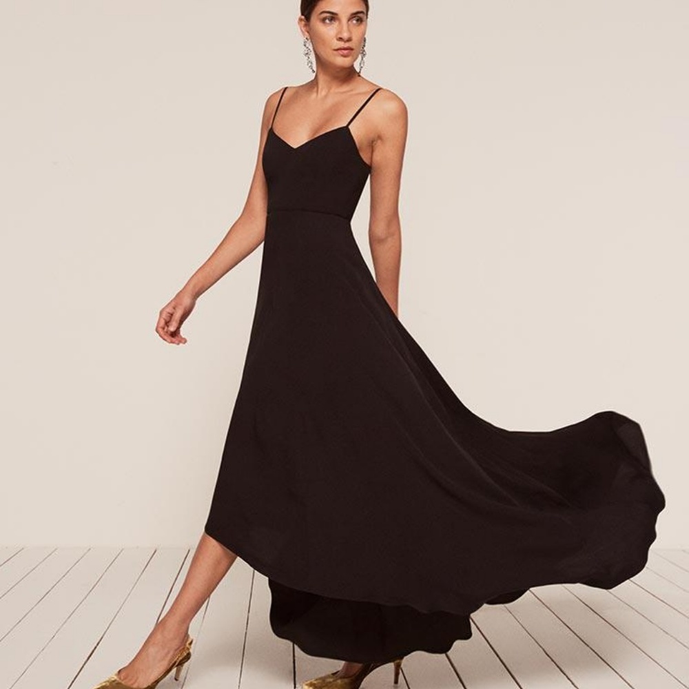 Reformation Sorrento Dress in Black